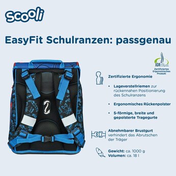 Schulranzen-Set EasyFit 5-tlg.