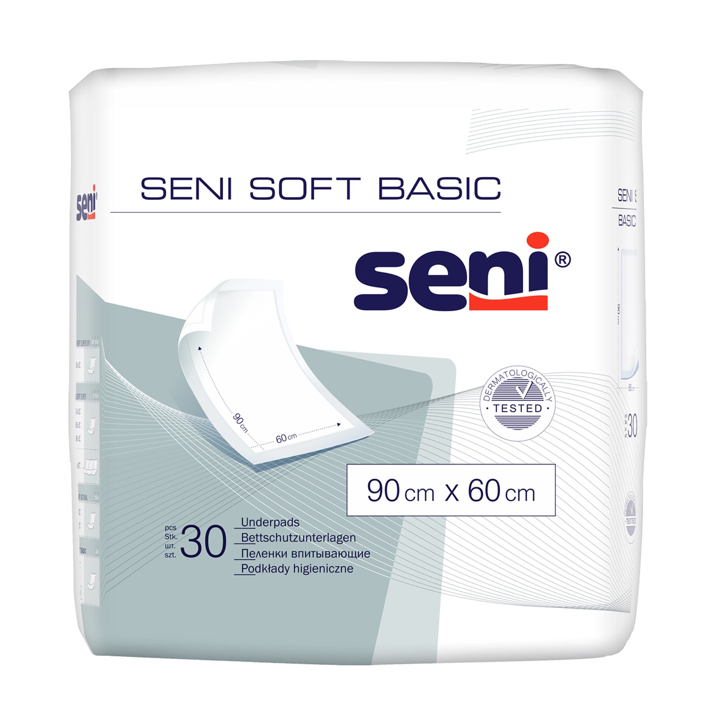 Bettschutzunterlage Soft Basic, 30 Stück weiss