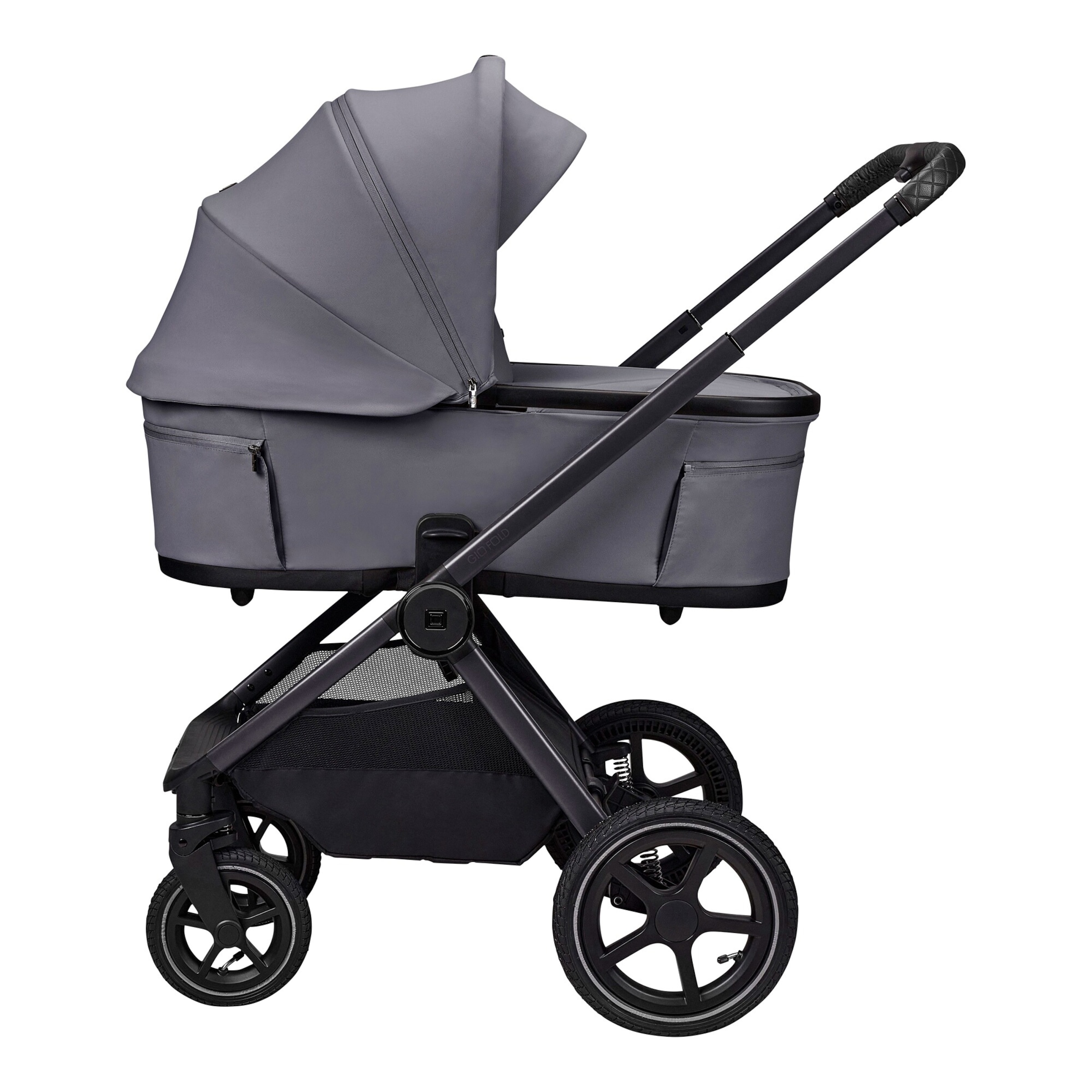 Moon Diamond Kombikinderwagen GIO FOLD Air grau