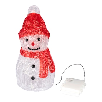 Figurine à LED «Bonhomme de neige»