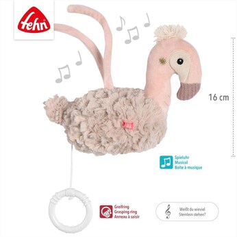 Spieluhr Flamingo 18cm