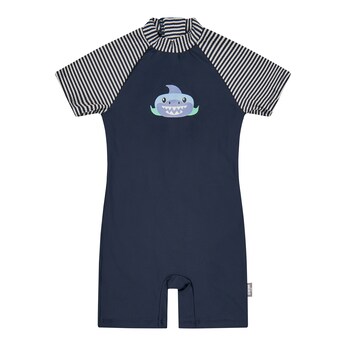 Schwimmanzug mit UV-Schutz kurz Ringel Hai