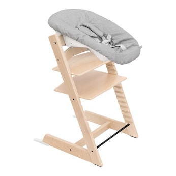 Bundle Treppenhochstuhl inkl. Newborn Set Light Grey