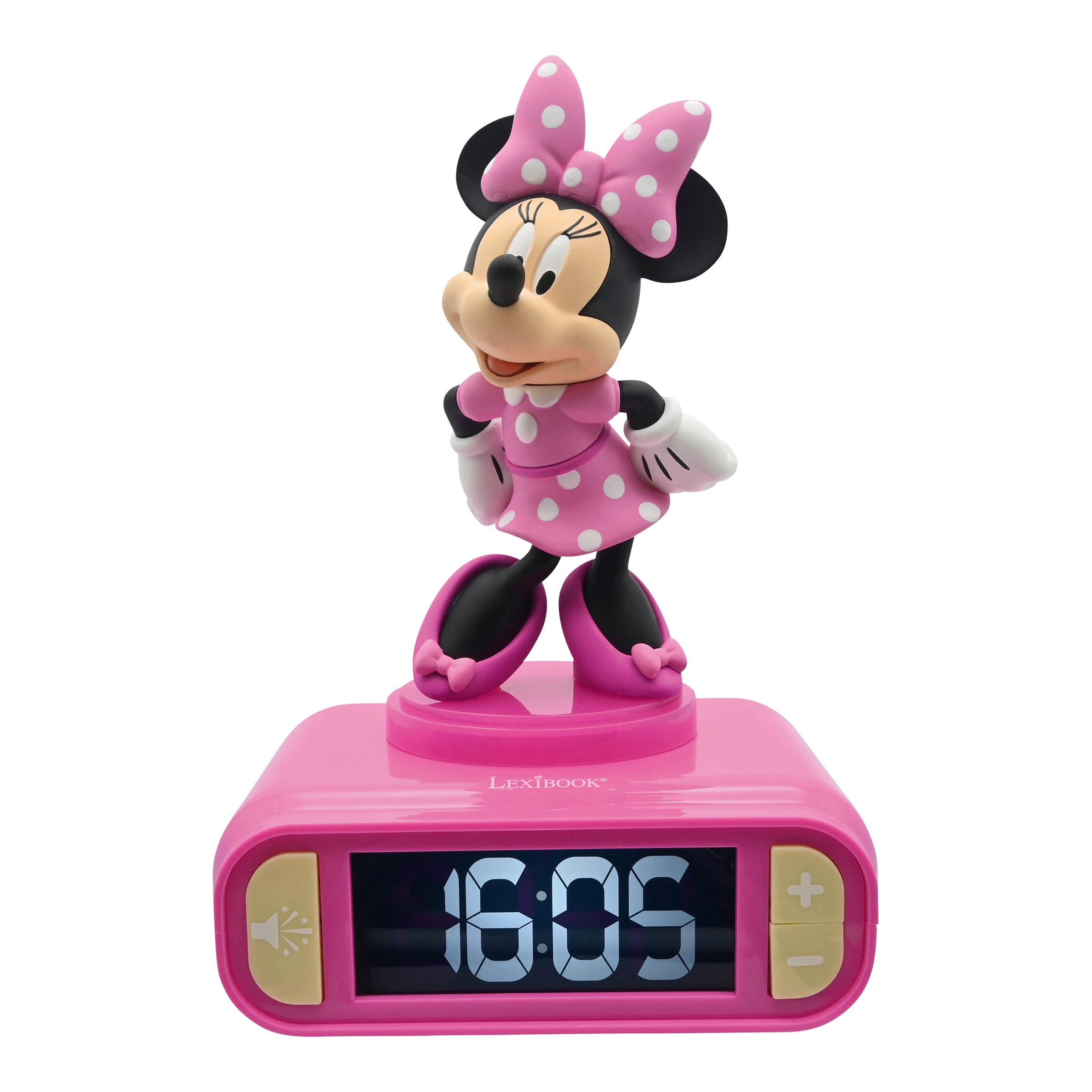 Lexibook 2in1 Wecker und Nachtlicht Minnie