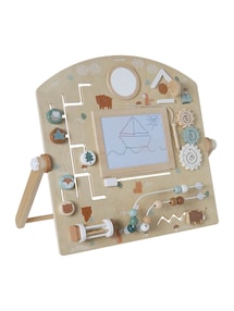 Baby Activity-Tafel GRÜNER WALD aus Holz FSC®