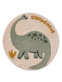 Runder Kinderzimmer Teppich MINISAURUS