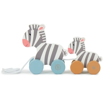 Nachziehspielzeug Zebra Clara und Lara - ab 12 Monate