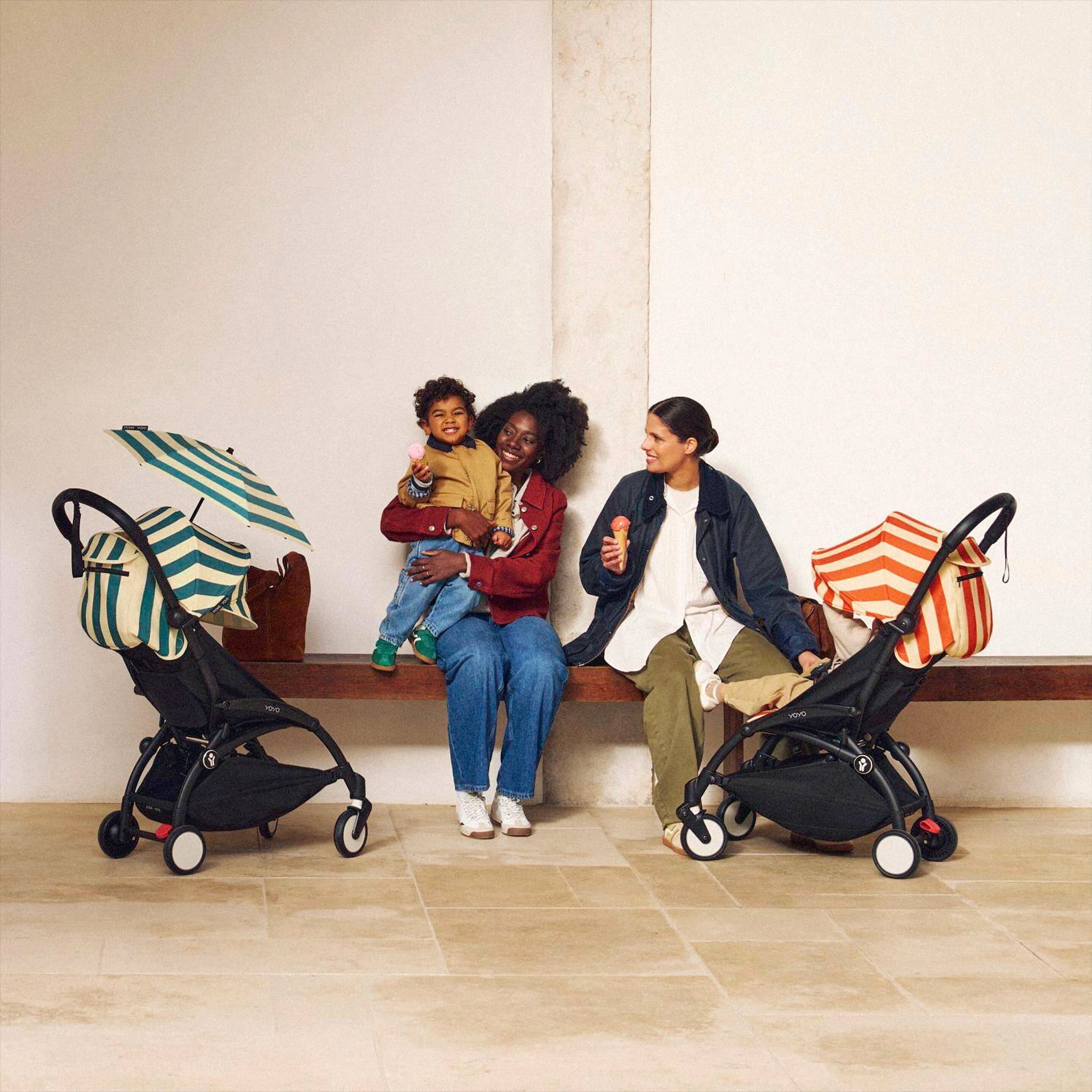 Stokke® yoyo3 Buggy inkl. Sommerset blau | weiss