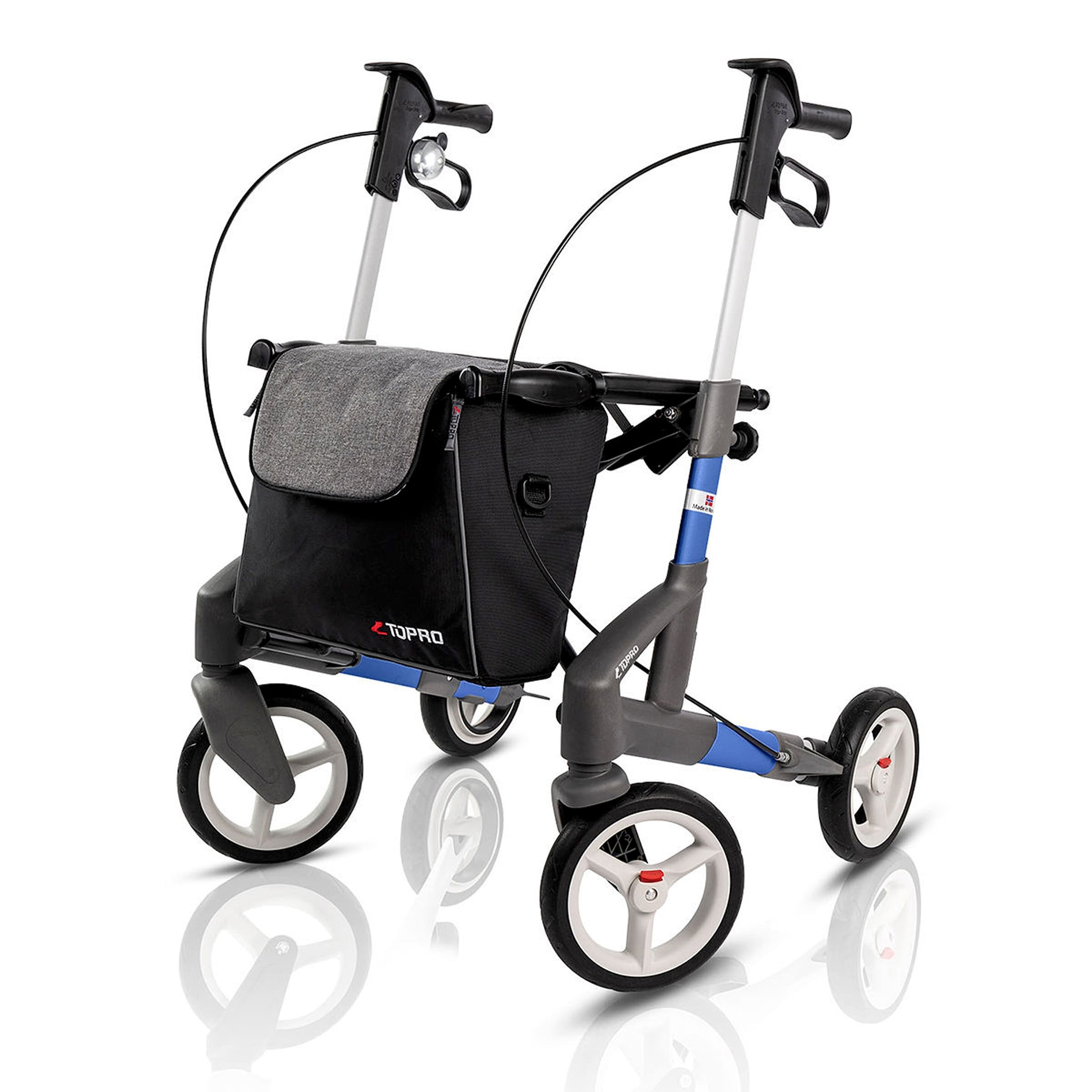Rollator Troja 5G S, faltbar, höhenverstellbar blau