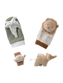 Baby Rassel-Set: Armbänder & Socken BABYLON