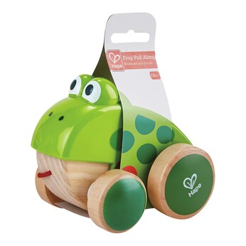Nachziehspielzeug Frosch Fridolin