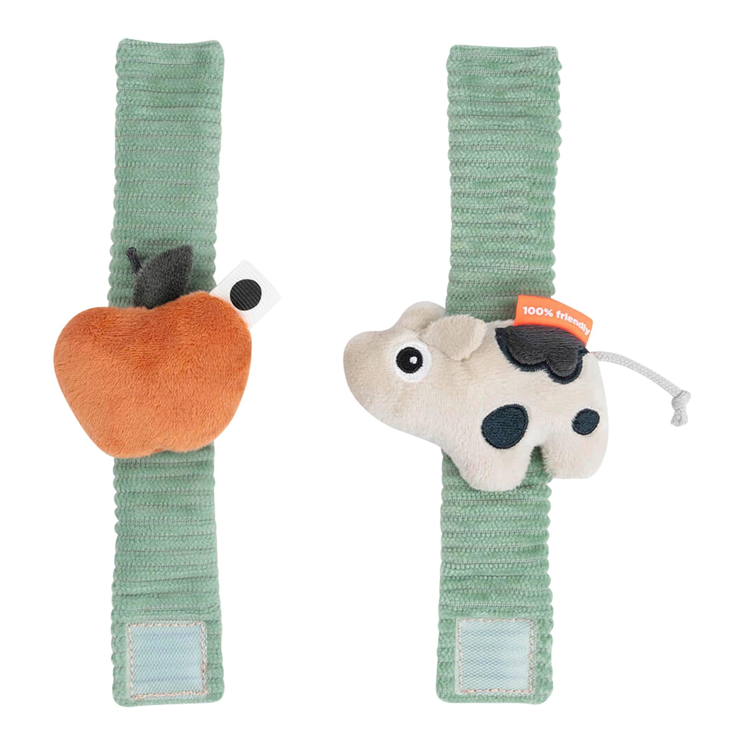 Done By Deer Rasselarmband Kuh Dotti 2 Stück