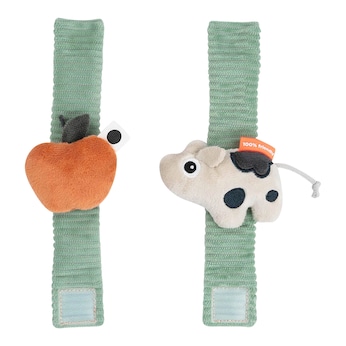 Rasselarmband Kuh Dotti 2 Stück