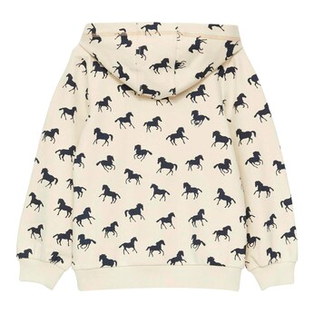 Sweatshirt mit Kapuze Pferde