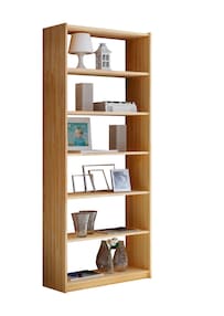Standregal Bücherregal Kiefer Natur H214 cm