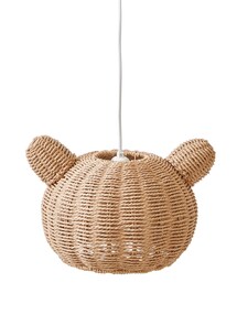 Hängelampenschirm BÄR aus Papierkordel Kinderzimmer
