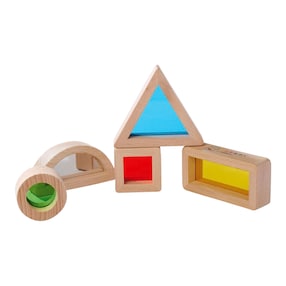 Cubes de construction fenêtres Montessori