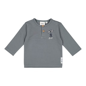 Henley-Shirt langarm Rennstrecke