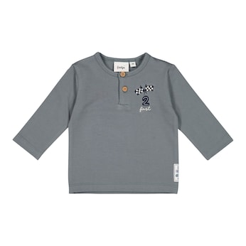 Henley-Shirt langarm Rennstrecke