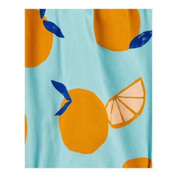 3-tlg. Set Body Flügelarm, Body ohne Arm und Shorts Orangen