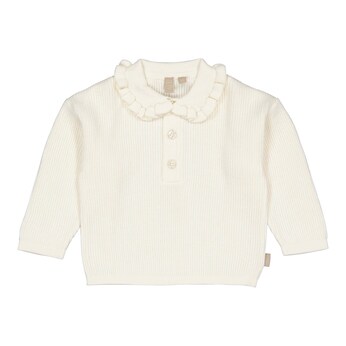 Pullover mit Bubikragen