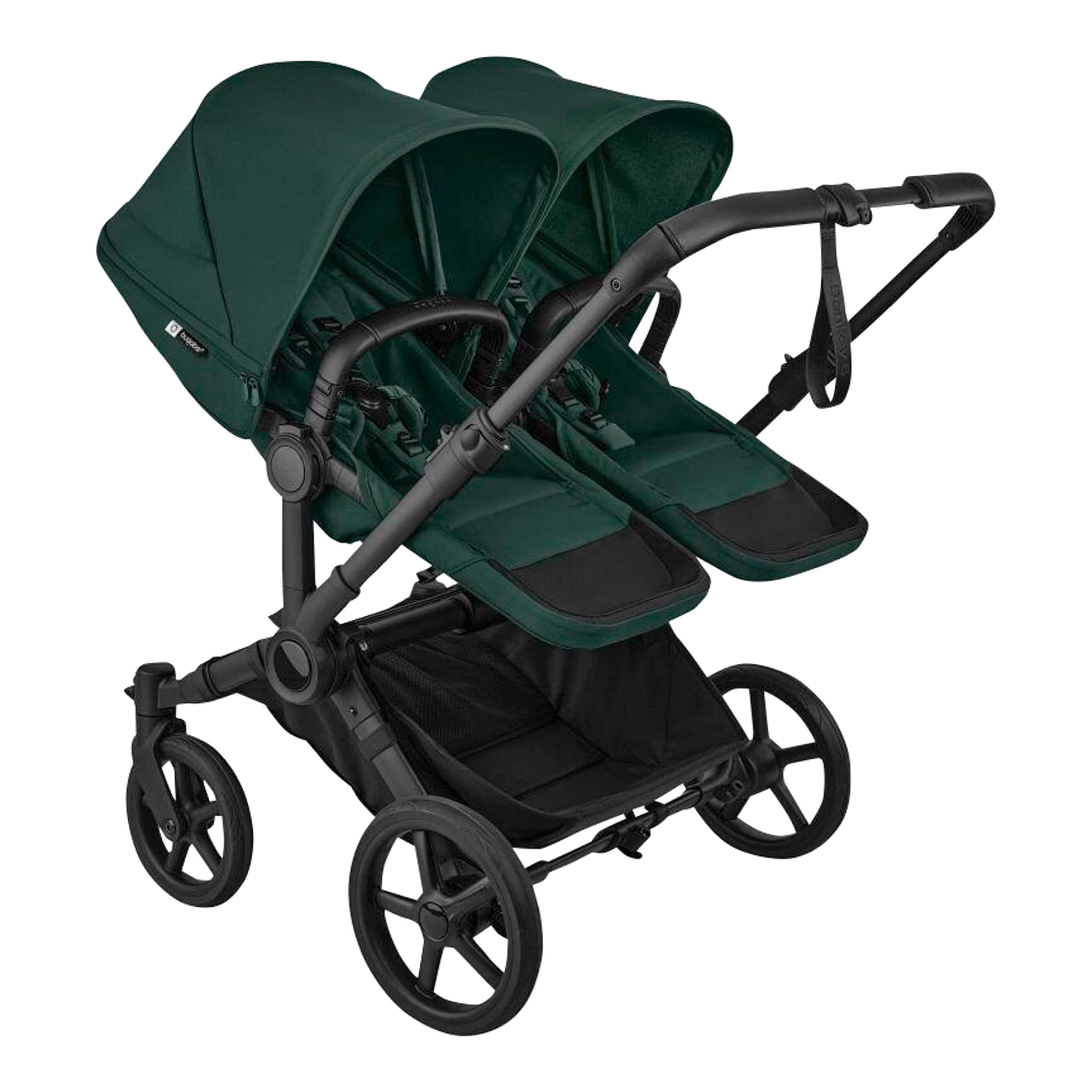 Bugaboo Donkey 6 Kinderwagen Geschwisterwagen Duo gruen