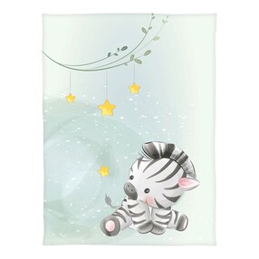 Babydecke Microfaserflausch 75x100 cm 