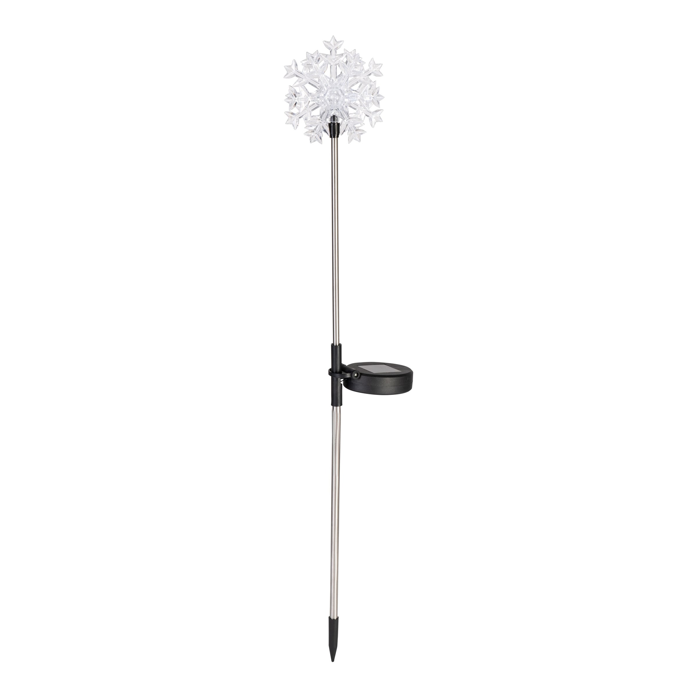 Solar-Gartenstecker „Schneeflocke“