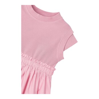 Kleid kurzarm Rippqualität