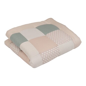 Krabbeldecke & Laufgittereinlage Waffelpiqué 120x120 cm