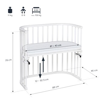 Beistellbett Original 81x43 cm