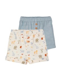 Shorts 2er-Set Jungen Baby