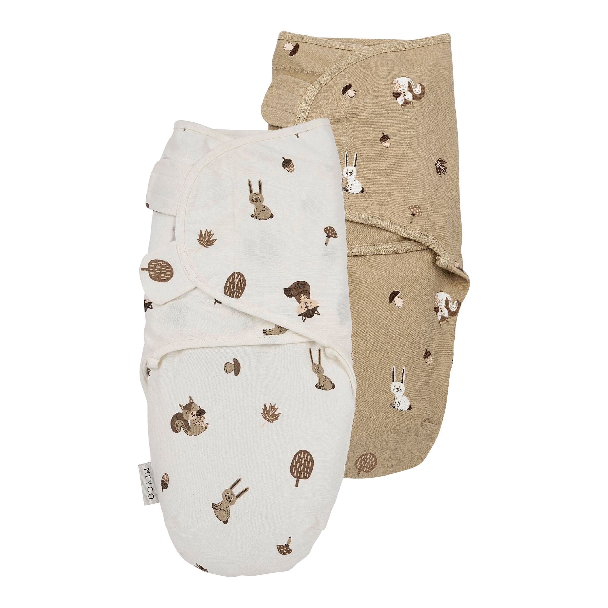 Meyco Baby 2er-Pack Pucktuch SwaddleMeyco 1.0 TOG Größe S/M