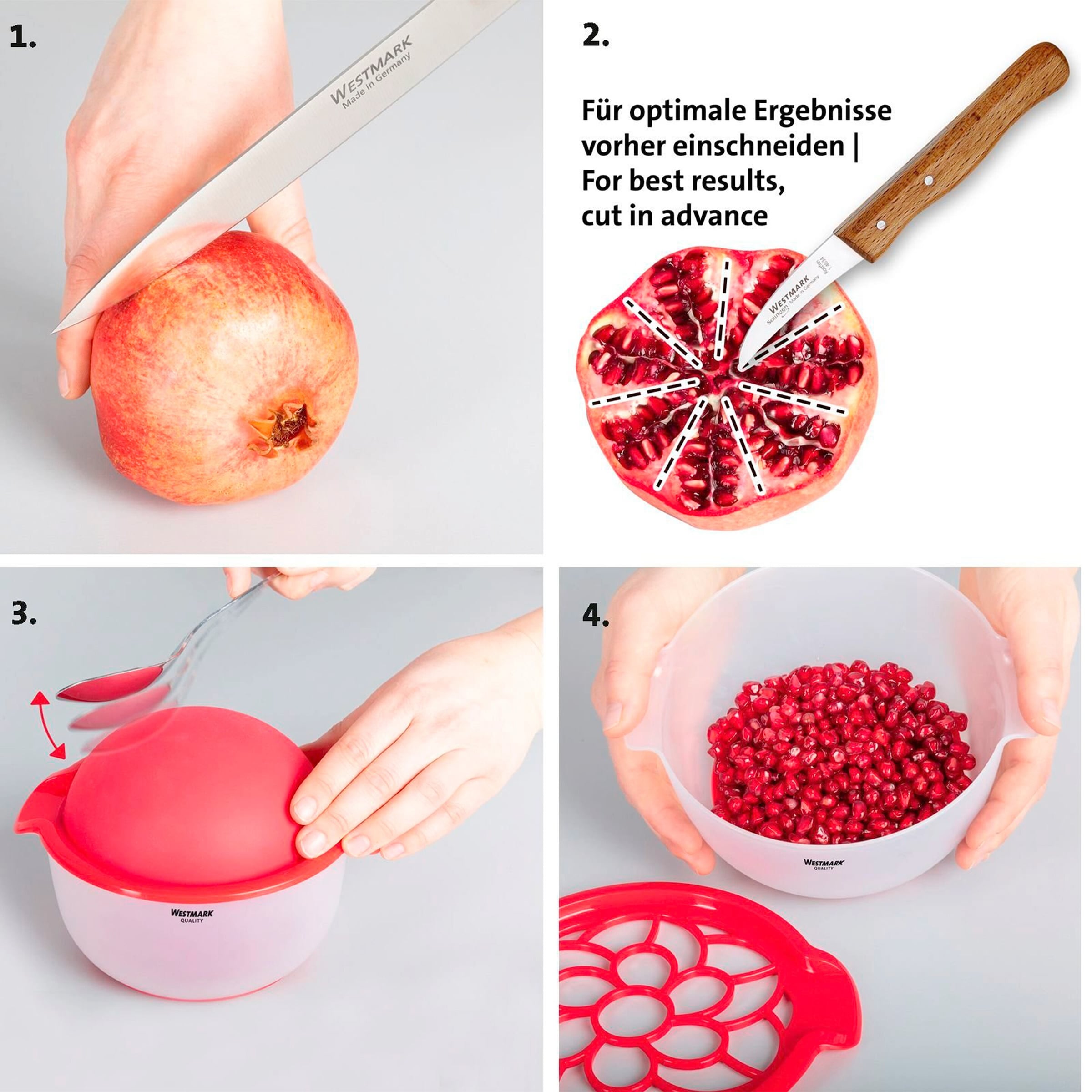 Granatapfel Entkerner "Buzzer"