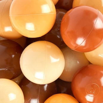 Bälle für Bälldebad 100 Stück Chocolate Bliss