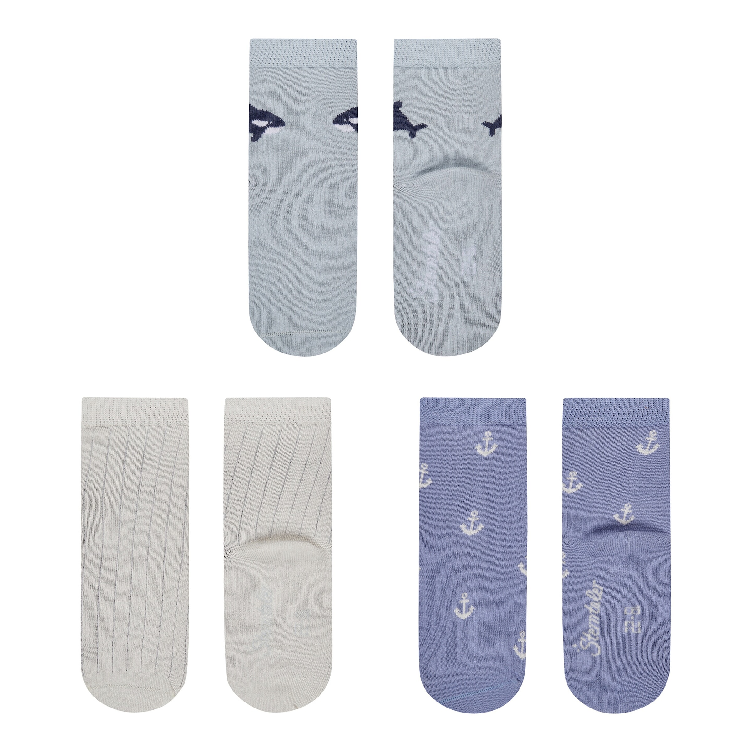Sterntaler 3er-Pack Socken Maritim