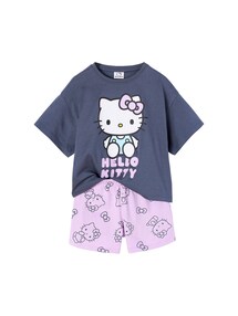 Kurzer Schlafanzug mit Ado-Motiv Mädchen HELLO KITTY