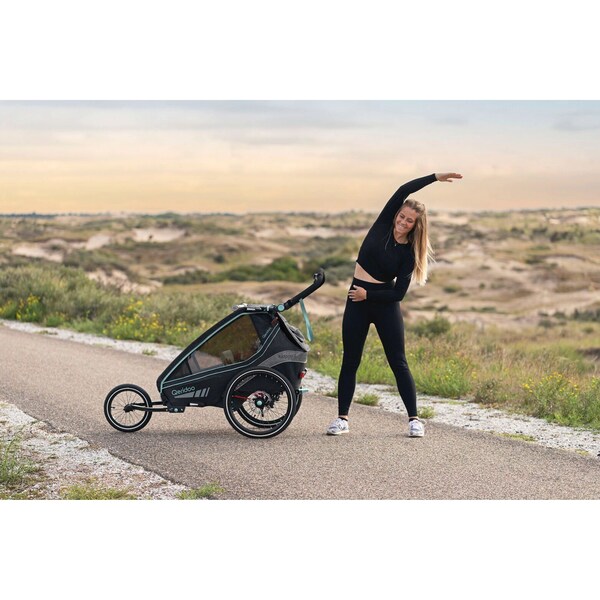 Qeridoo® Housse pour remorque de vélo enfant, 2020