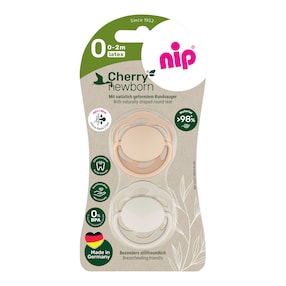 Lot de 2 sucettes Cherry Newborn, taille 0