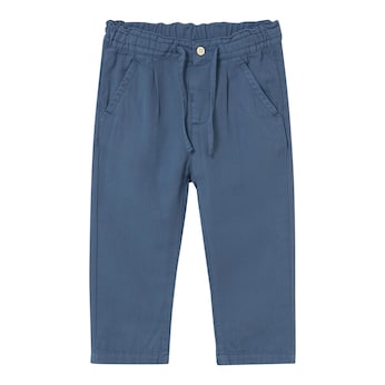 Chino mit Leinenanteil