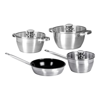 Batterie de cuisine en inox «Expert», 7 pièces