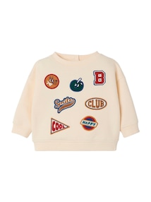 Sweatshirt mit gestickten Aufnähern Baby