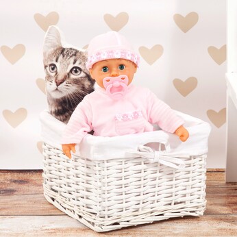 Puppe First Words Baby mit Funktionen 38cm