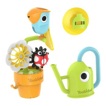 Badespielzeug Blumentopf Vogel