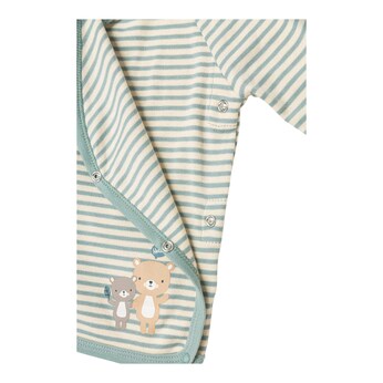 Wickelshirt langarm Ringel Bären