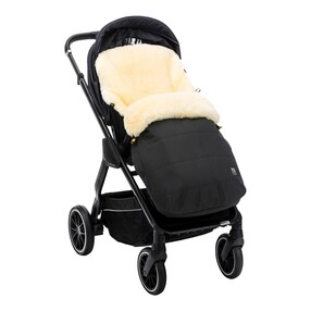 Winterfußsack Lammfell Lille für Kinderwagen, Buggy