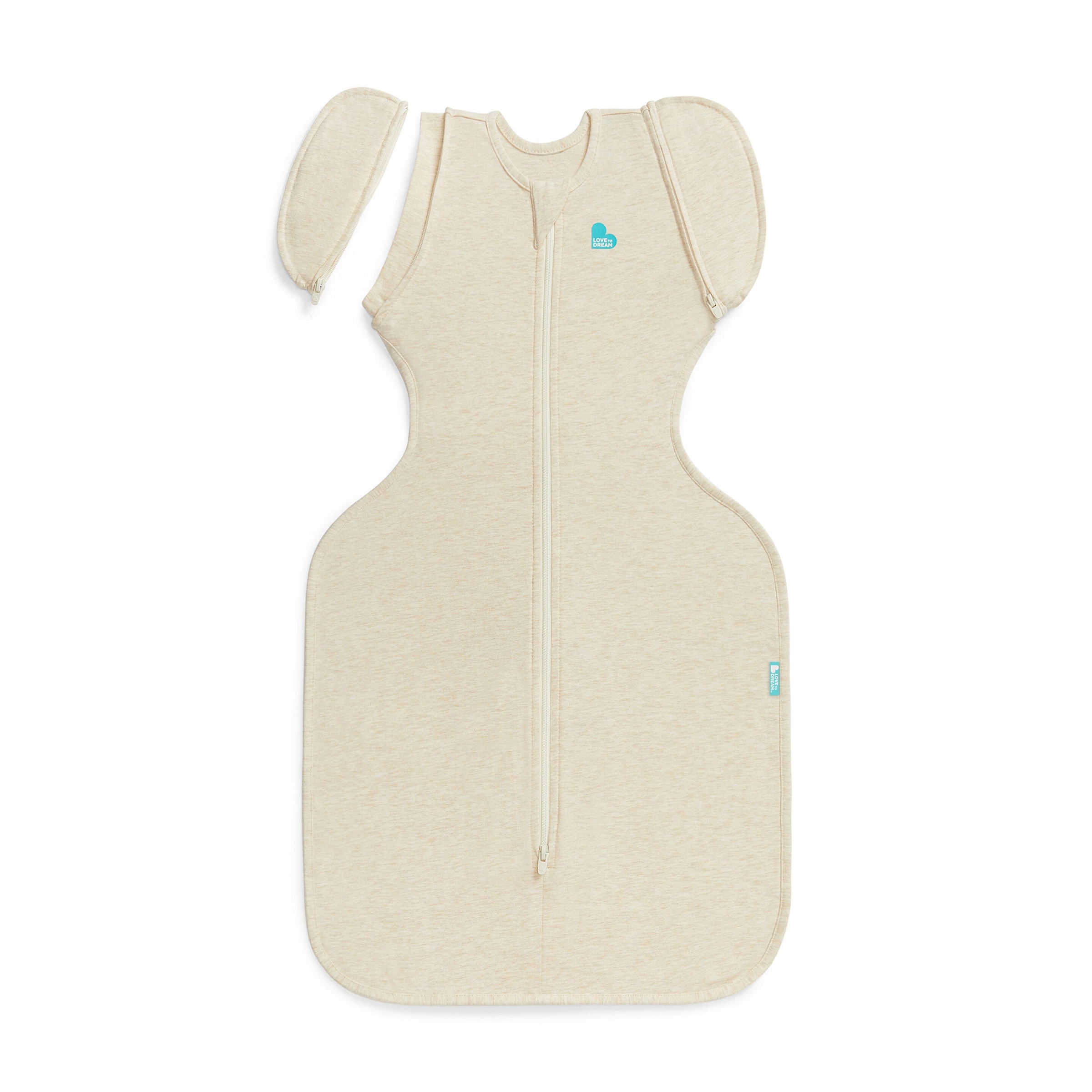 Love To Dream Unisex Übergangspucksack Swaddle Up™ 1.0 Tog Natur Mittel