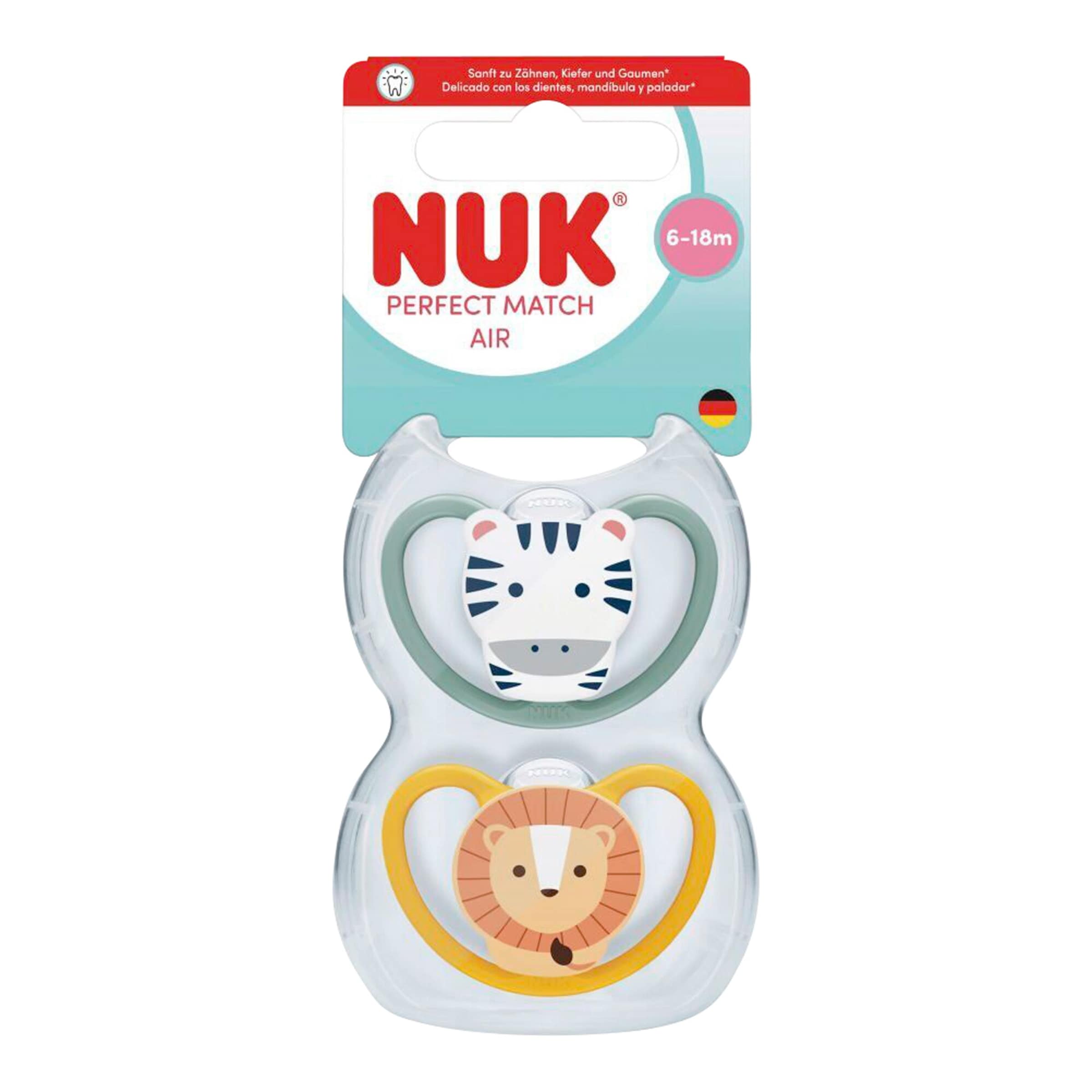 2er-Pack Schnuller Perfect Match Air, 6-18M