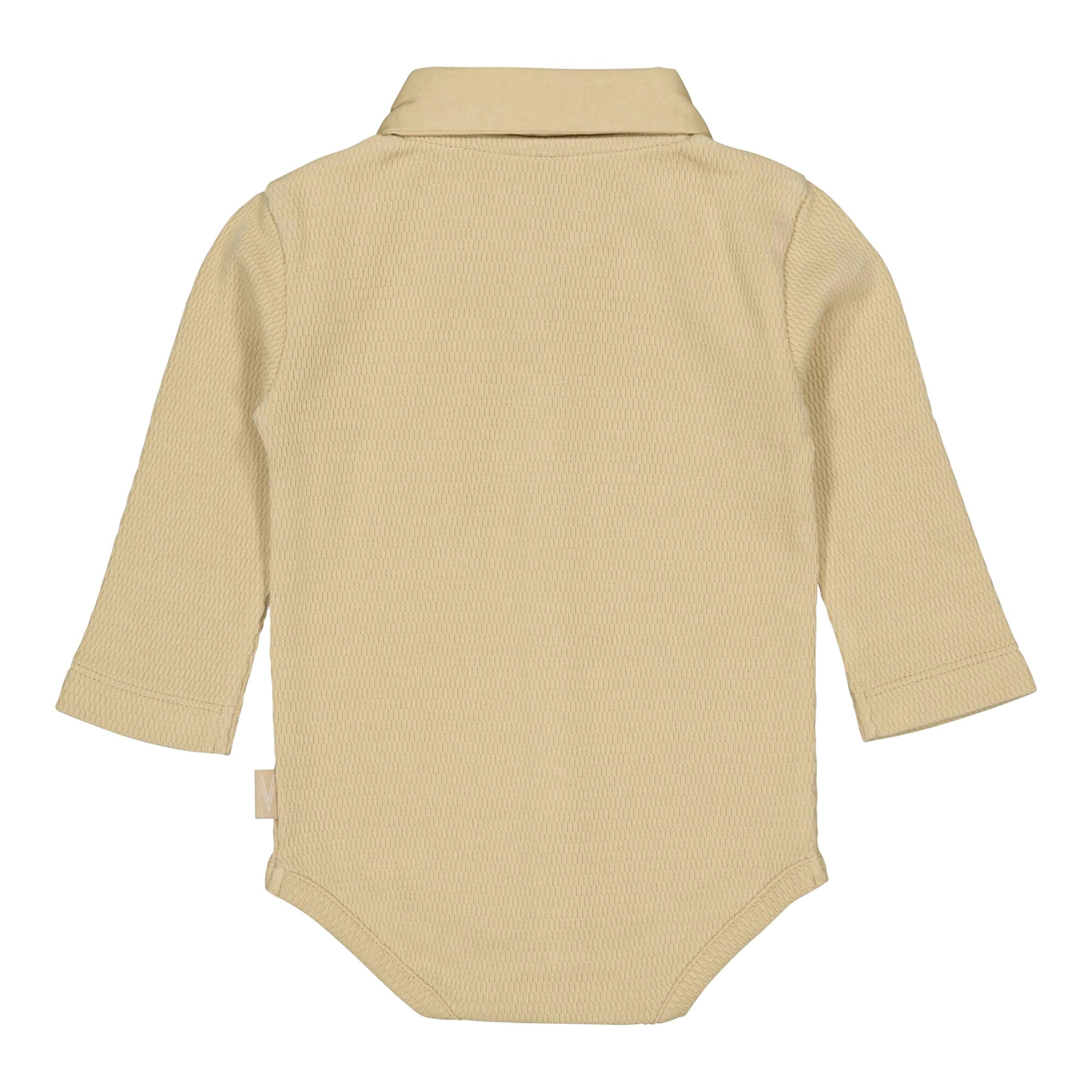 Levv Polo-Body langarm Struktur