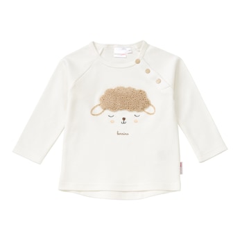 T-shirt raglan à manches longues mouton